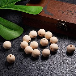 Round Unfinished Wood Beads&nbsp;WOOD-PH0008-12
