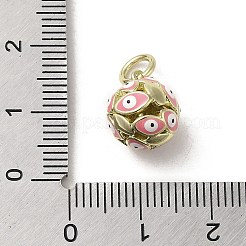 Brass Enamel Charms&nbsp;KK-E092-12G-04