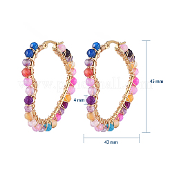 201 Stainless Steel Hoop Earrings&nbsp;EJEW-JE04117