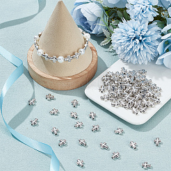 100Pcs Tibetan Style Zinc Alloy Beads&nbsp;FIND-HY0004-28
