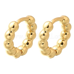 Rack Plating Round Brass Hoop Earrings for Women&nbsp;EJEW-C125-08G