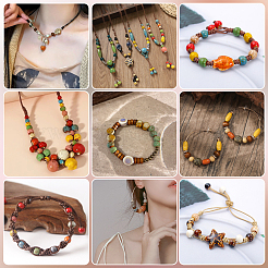 120Pcs Handmade Porcelain Beads&nbsp;PORC-LT0001-13B