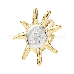 304 Stainless Steel Cuff Rings for Women&nbsp;RJEW-B136-03GP