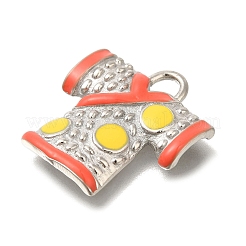 Brass Enamel Pendants&nbsp;FIND-C065-30P