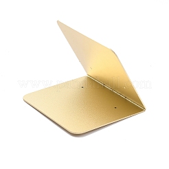 アルミ合金イヤリングディスプレイスタンド  L字型  7x6.2x5.5cm  穴：1.4mm&nbsp;EDIS-E009-03G-02
