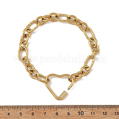 304 Stainless Steel Figaro Chain Bracelets for Women&nbsp;BJEW-JB14205