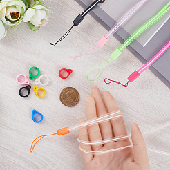 5 Strands Rubber Lanyard Straps&nbsp;DIY-GF0007-92