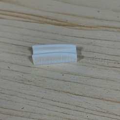 プラスチックのパーツ  ジュエリーペンチはアクセサリーを交換してください  ホワイト  25x9.5x7.5mm  2個/セット&nbsp;KY-WH0015-02