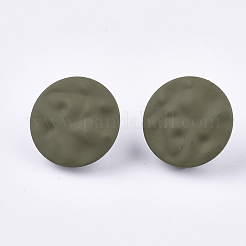 Spray Painted Iron Stud Earring Findings&nbsp;IFIN-S703-12A