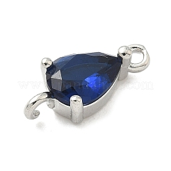 Brass Pave Cubic Zirconia Connector Charms&nbsp;KK-Z120-31P-04