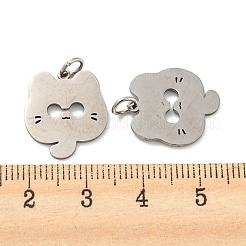 Non-Tarnish 304 Stainless Steel Pendants&nbsp;STAS-H184-21P