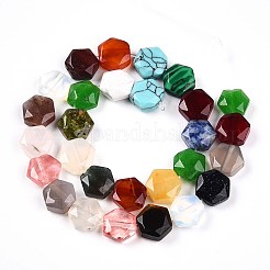 Natural & Synthetic Mixed Stone Beads Strands&nbsp;G-WH0034-05