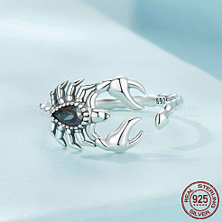 Scorpion 925 Sterling Silver Pave Cubic Zirconia Cuff Rings for Women&nbsp;FS-WG08321-01