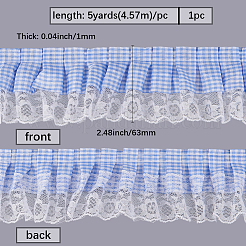 5 Yards Polyester Tartan Printed Ribbon&nbsp;OCOR-GF0005-08E