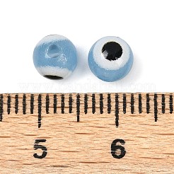 Luminous & Printed Opaque Acrylic Beads&nbsp;LACR-G050-01E