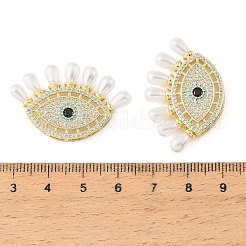 Brass Micro Pave Colorful Cubic Zirconia Beads&nbsp;CU-CBA9CBD-15G