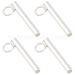 4Pcs 925 Sterling Silver Pin to Pendant Converter&nbsp;STER-BBC0009-84A