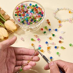 240Pcs 12 Colors Acrylic Pendants&nbsp;PALLOY-SW0025