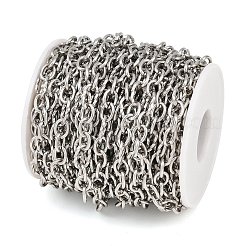 304 Stainless Steel Figaro Chains&nbsp;SA-CBA6E2D-01P