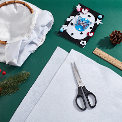 DIY クラフト用の布刺繍ニードルフェルト  ホワイト  960mm  約2ヤード/個&nbsp;DIY-WH0308-571A