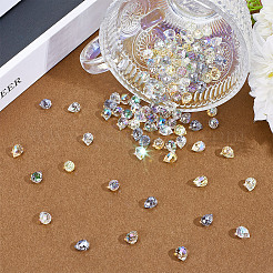 140Pcs 7 Colors Electroplate Glass Beads&nbsp;EGLA-HY0001-17B