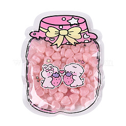 Cartoon Rabbit and Dog Bottle Shaped Transparent Plastic Packaging Resealable Bags&nbsp;OPP-N003-01B