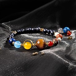 DIY Solar System Theme Planet Jewelry Kits&nbsp;G-LS0002-21