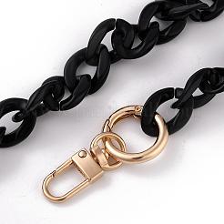 Acrylic Curb Chains Bag Straps&nbsp;FIND-WH0082-79B