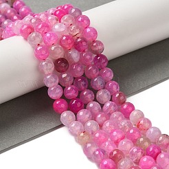 Dyed & Heated Natural Dragon Veins Agate Beads Strands&nbsp;G-P539-A01-06