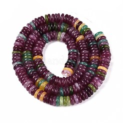 Dyed Natural White Jade Beads Strands&nbsp;G-T142-6mm-05A