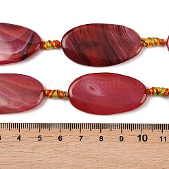 Natural Banded Agate Beads Strands&nbsp;G-F825-H01-01