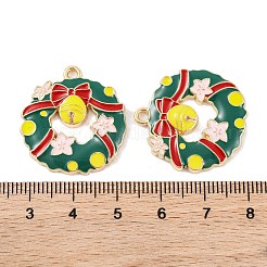 Christmas Theme Rack Plating Alloy Pendants&nbsp;LS-FIND-M020-04G-04
