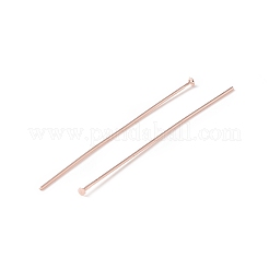 Brass Flat Head Pins&nbsp;KK-WH0058-03D-RG
