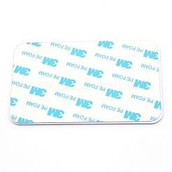 アクリルサインステッカー  公共ドアのプッシュサイン  壁のドアの付属品の印のため  ドジャーブルー  75x120x2mm&nbsp;LS-DIY-WH0181-69B