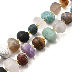 Natural Mixed Gemstone Beads Strands&nbsp;G-H312-A01-A
