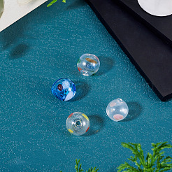 4Pcs 4 Colors Transparent Glass Beads&nbsp;GLAA-TA0003-98