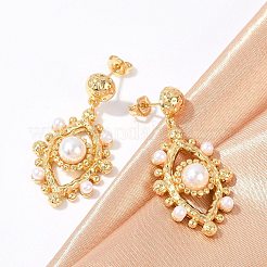 Brass Stud Earrings&nbsp;KK-U058-63B-G