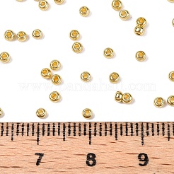 11/0 FGBグレードA染色ガラスシードビーズ  ラウンド  ゴールデンロッド  2.3x1.5mm  穴：1mm  約5300個/50g&nbsp;X-SEED-N001-C-0561