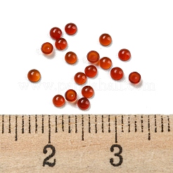 天然石カーネリアンカボション  染め  半円  2x1mm&nbsp;G-H309-02-09