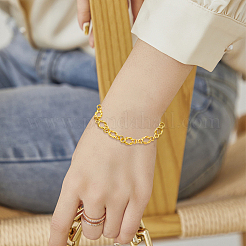 4Pcs 2 Colors Alloy Link Beacelets&nbsp;BJEW-HY0001-18
