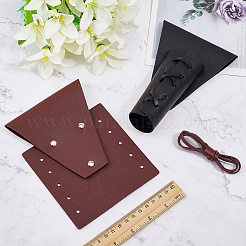 CutHollow 2Pcs 2 Colors Imitation Leather Knife Sword Sheaths&nbsp;FIND-CL0001-10B