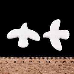 Peace Dove Shape Glazed Porcelain Beads&nbsp;PORC-Q006-01