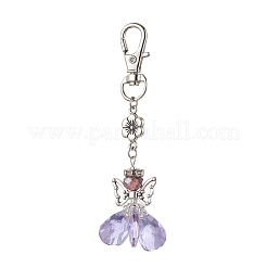 Angel Glass Pendant Decorations&nbsp;HJEW-MZ00261-02