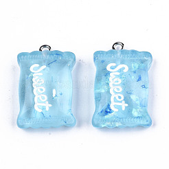 Transparent Resin Pendants&nbsp;X-RESI-S356-54A