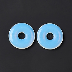 オパールペンダント  ドーナツ/パイディスクチャーム  29~30x5~6mm  穴：8mm&nbsp;G-I331-01C