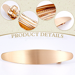6Pcs 6 Styles Alloy Plating Hair Barrettes & Hair Clip&nbsp;PHAR-WR0001-02
