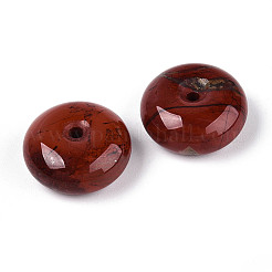 天然石レッドジャスパーペンダント  ドーナツ  18~18.5x7~8.5mm  穴：2~2.5mm&nbsp;G-N353-05A-13