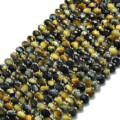 Natural Tiger Eye Beads Strands&nbsp;G-P573-A59-01