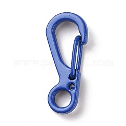 スプレー塗装合金プッシュ ゲート スナップ キーホルダー クラスプ パーツ  ミックスカラー  24.5x10x6mm  穴：4mm  内径：11x6mm&nbsp;PALLOY-K257-15