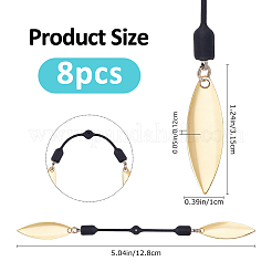 8Pcs Brass Fishing Lures&nbsp;FIND-FH0017-59D